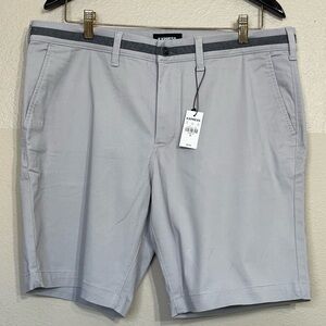 Express Light Gray Shorts men’s 34 slim NWT